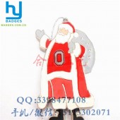 圣誕老人徽章、金屬人像勛章、圣誕禮品定制