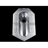 新型不銹鋼蹲便器 外形美觀 送進水膠塞