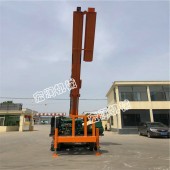 方塔折疊臂長螺旋鉆機 植樹挖坑機裝載機式電線桿鉆孔機