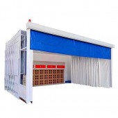 漆霧凈化噴漆房 全自動伸縮房  站式解決方案