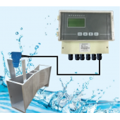 污水排放口、城市下水道的流量測量超聲波明渠流量計