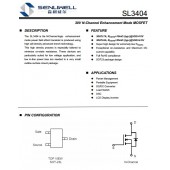 SL3404 30V5.8A25毫歐場效應(yīng)管，優(yōu)勢替代AO3404
