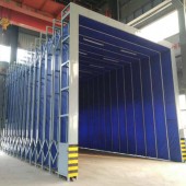 全自動伸縮噴漆房 性能穩定結構簡單