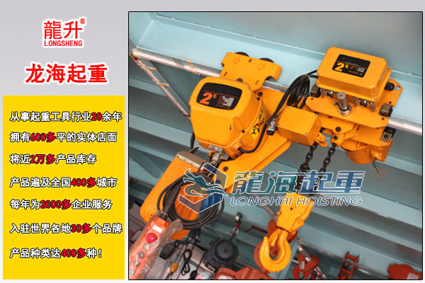 龍升低凈空環鏈電動葫蘆圖片