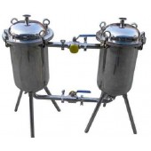 玉祥不銹鋼雙聯切換過濾器,雙聯袋式過濾器廠*