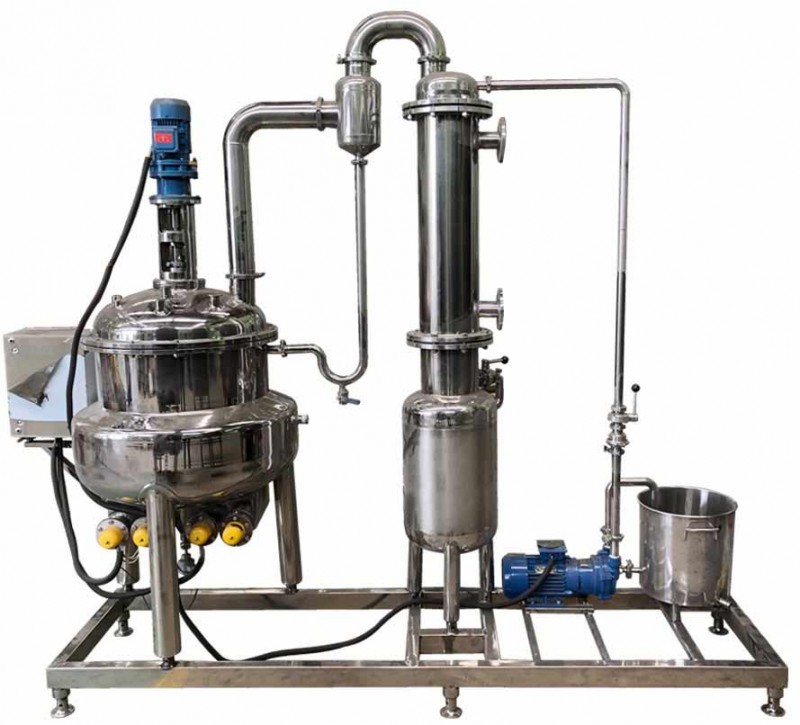 真空減壓刮板濃縮器真空減壓濃縮罐